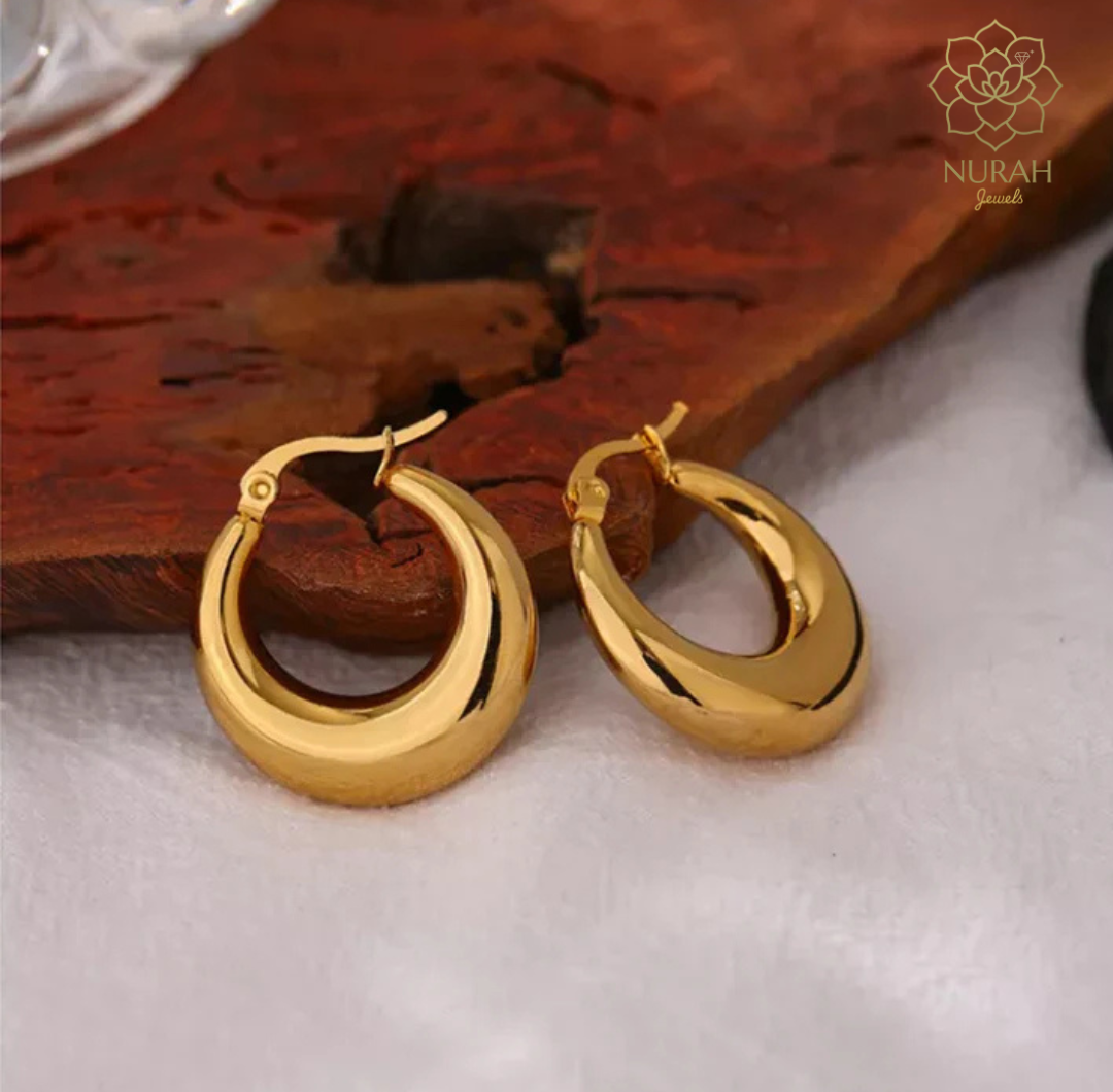 Solid Hoops Earrings