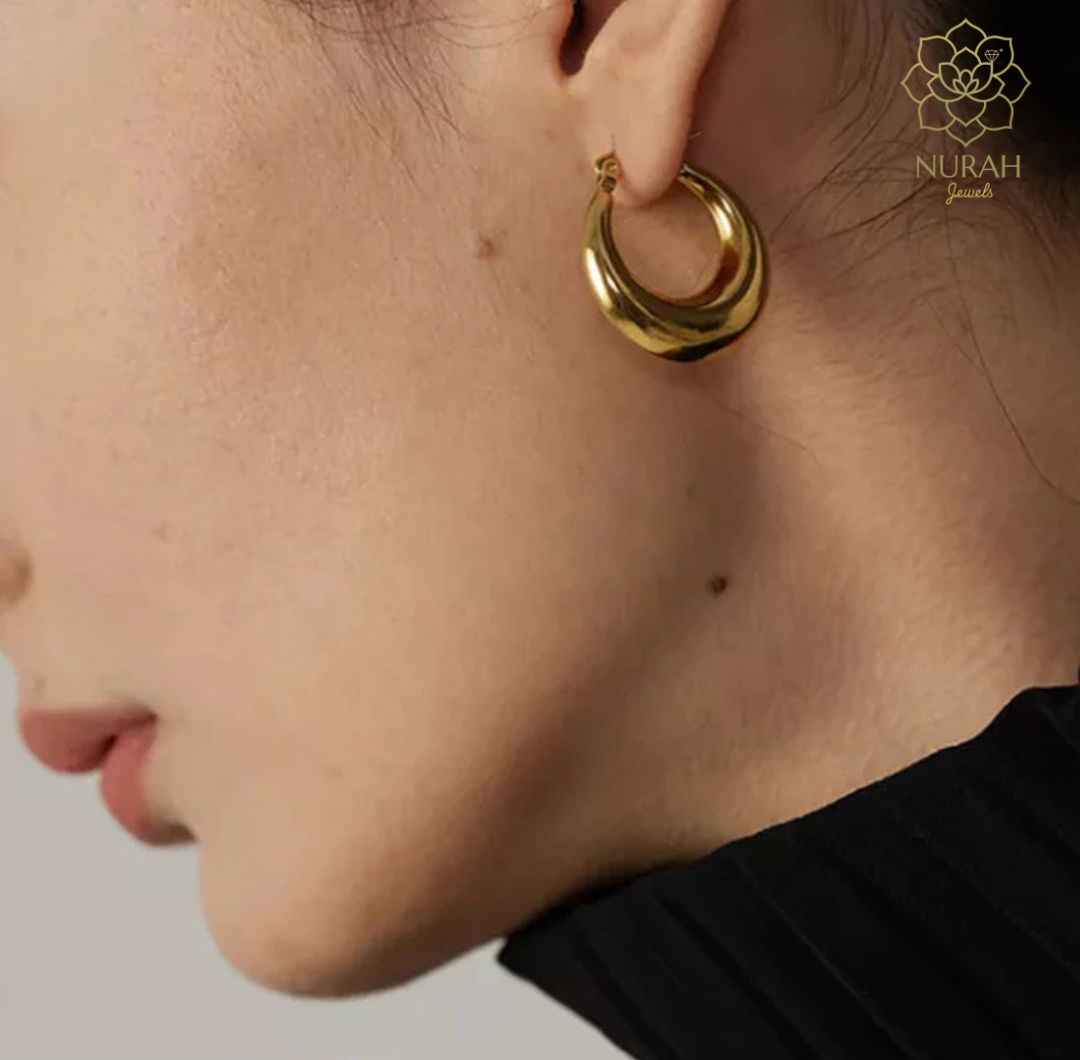 Solid Hoops Earrings
