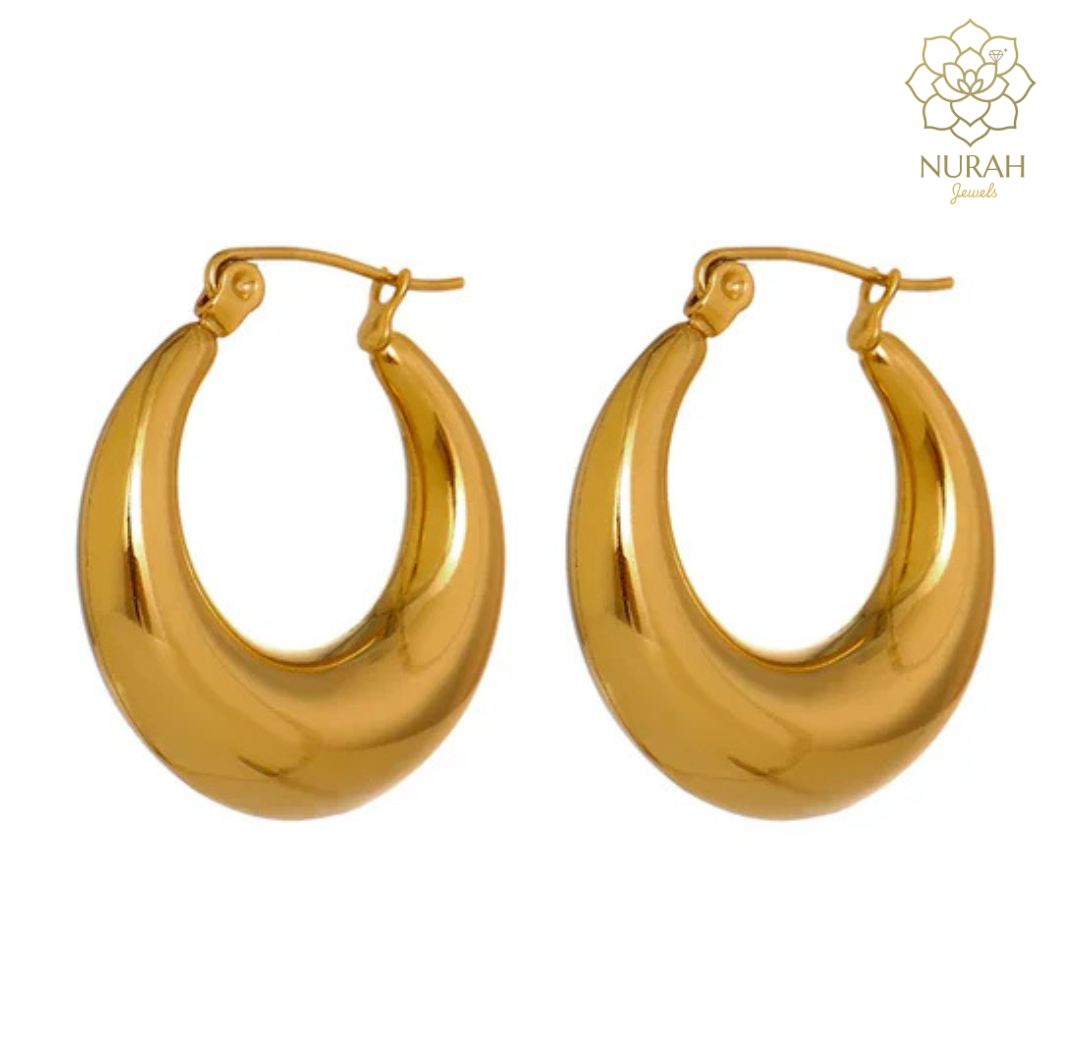 Solid Hoops Earrings