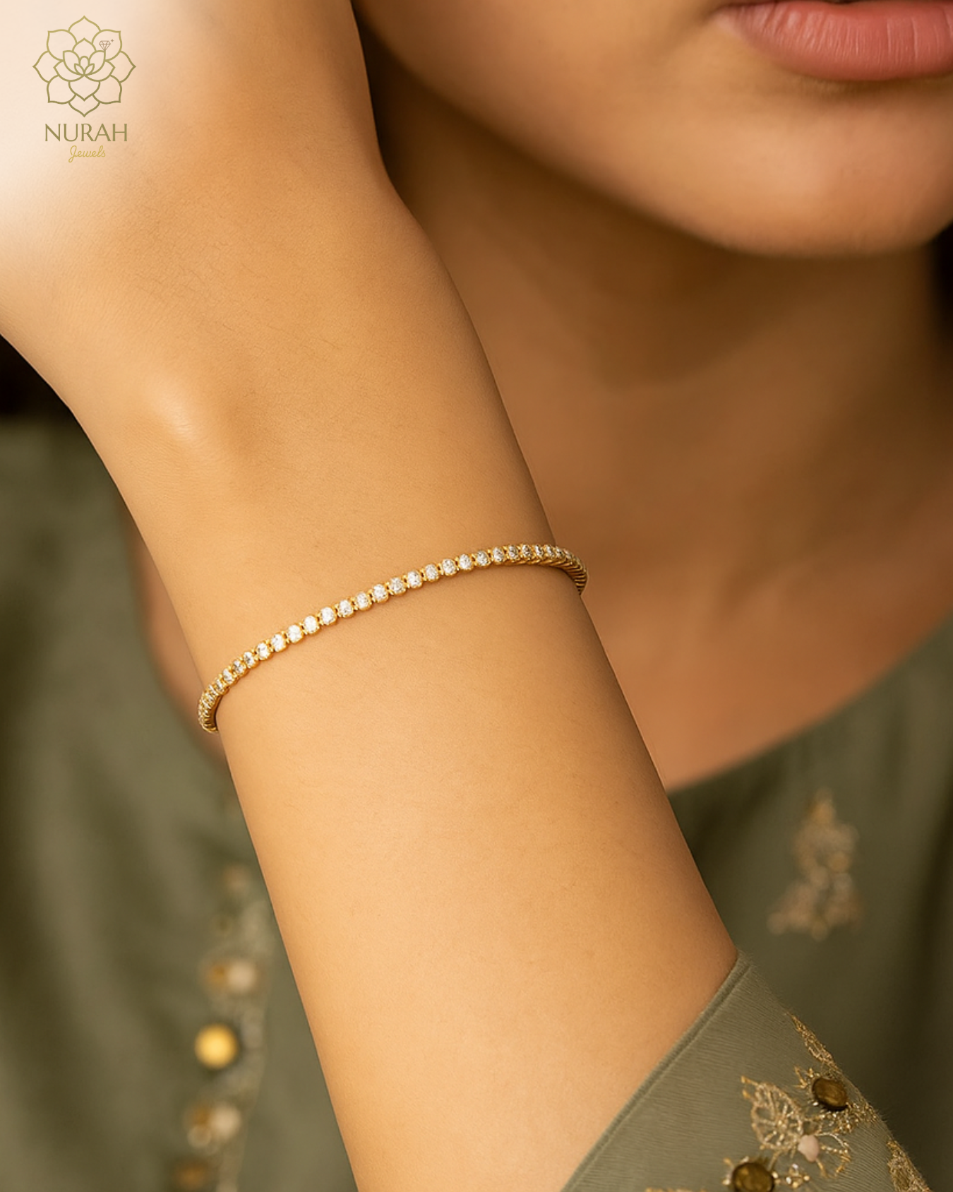 CZ Shiny Zircon Bracelet
