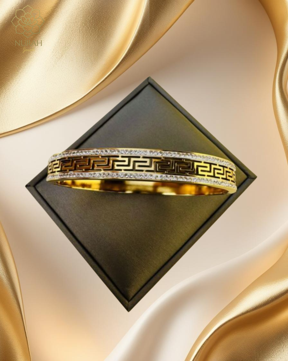 Greek Premium Stone Bangle