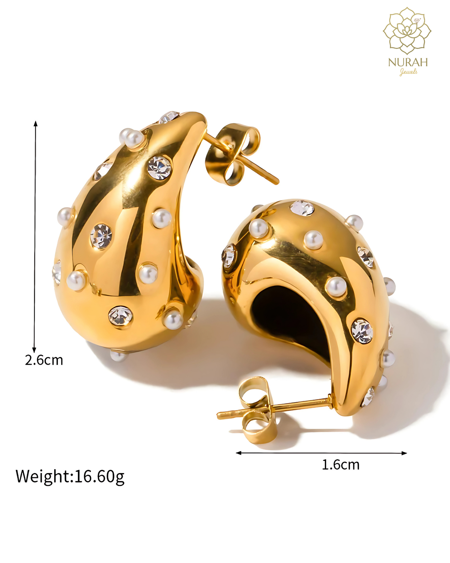 Tear Dom Earrings