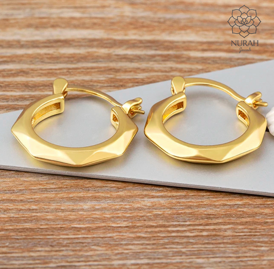 Twisted Round Earrings