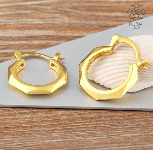 Twisted Round Earrings