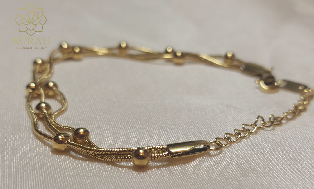 Golden Beads Bracelet