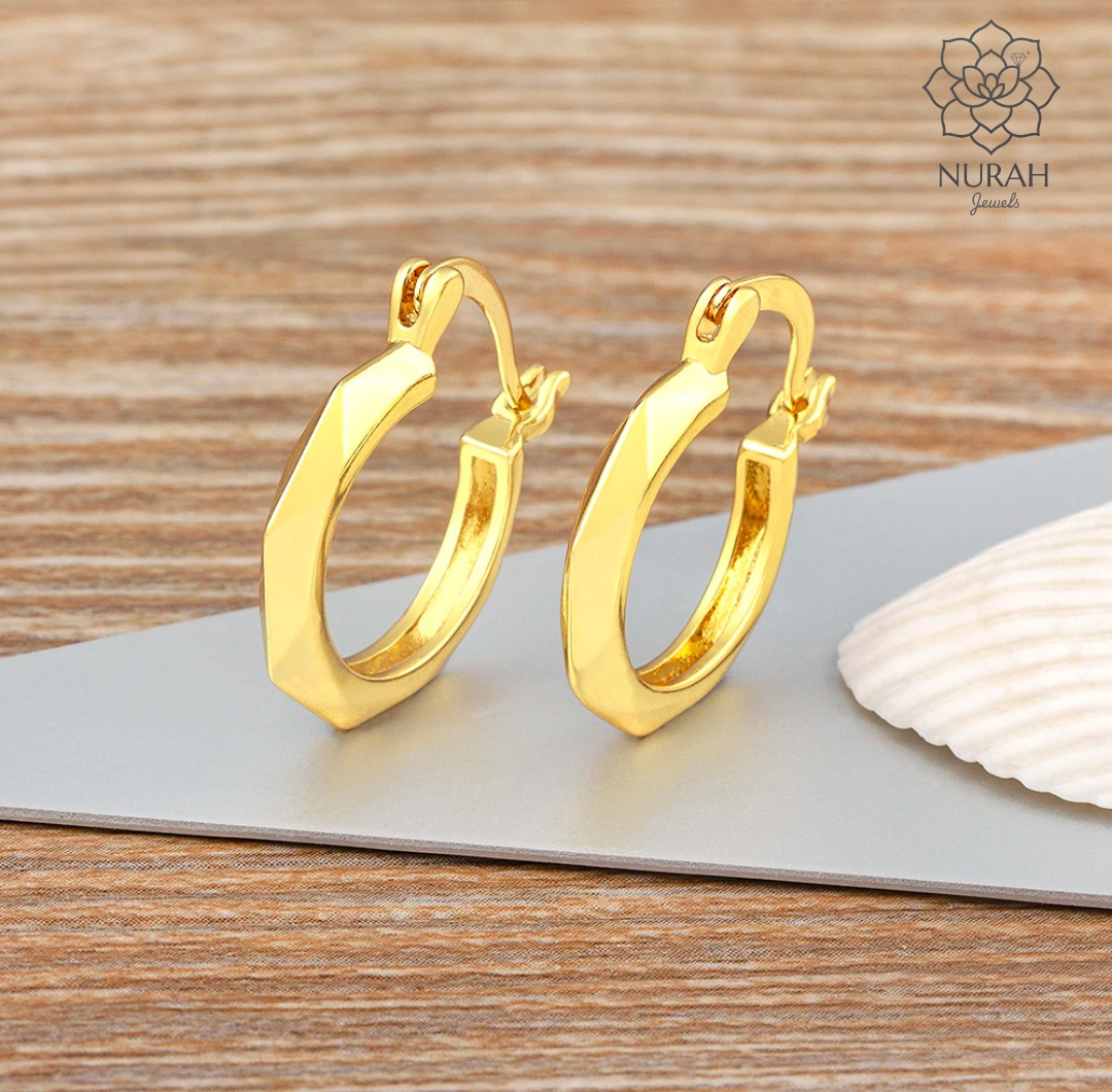 Twisted Round Earrings