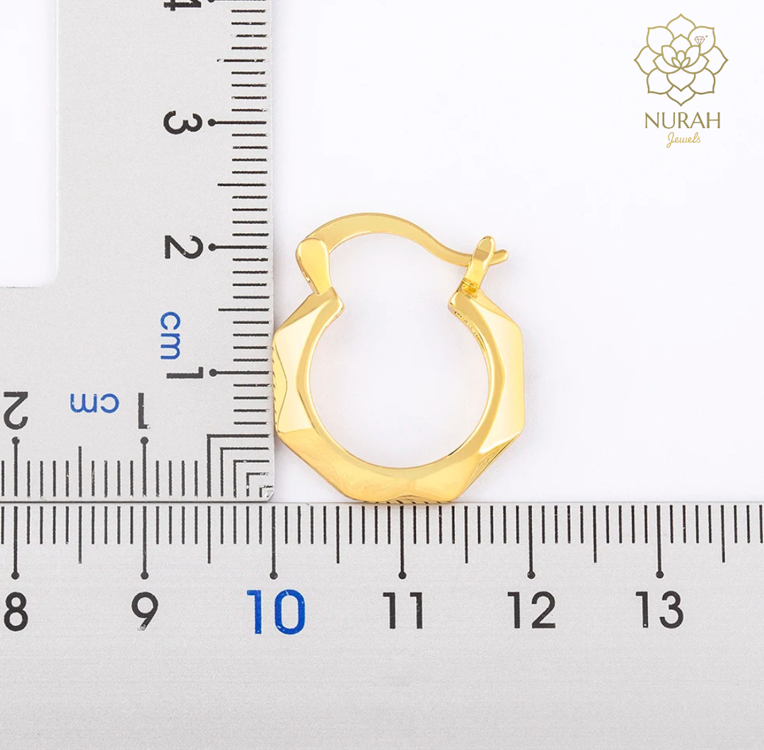 Twisted Round Earrings