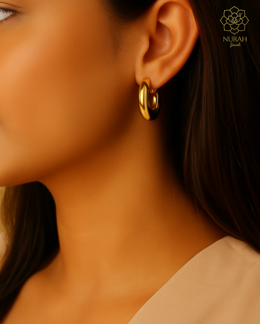 Round Hoops Earrings