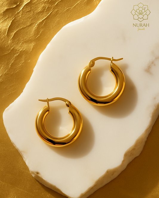Round Hoops Earrings