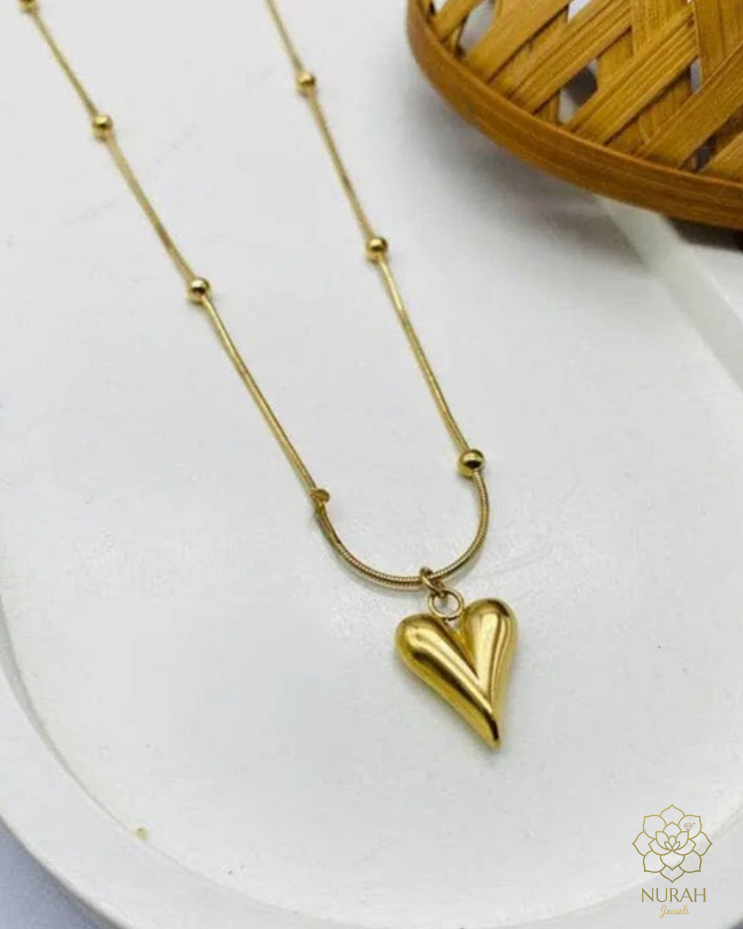 Bubly Heart Necklace