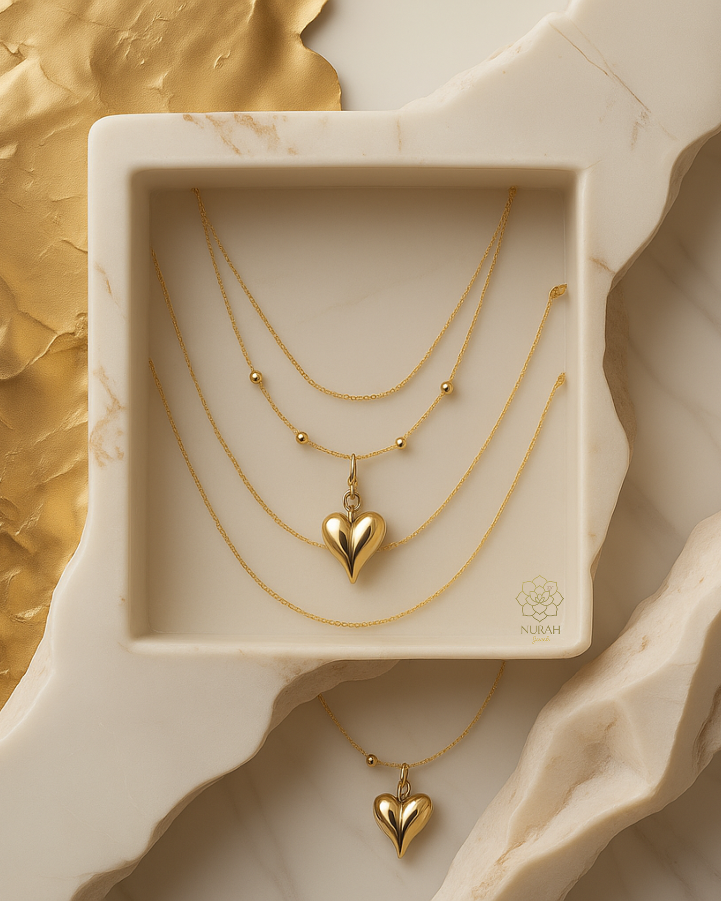 Bubly Heart Necklace