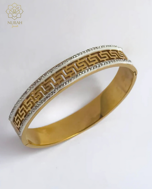 Greek Premium Stone Bangle